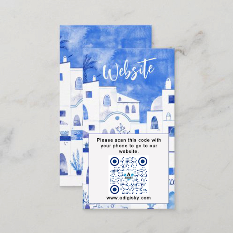 Personalized QR code postcards
