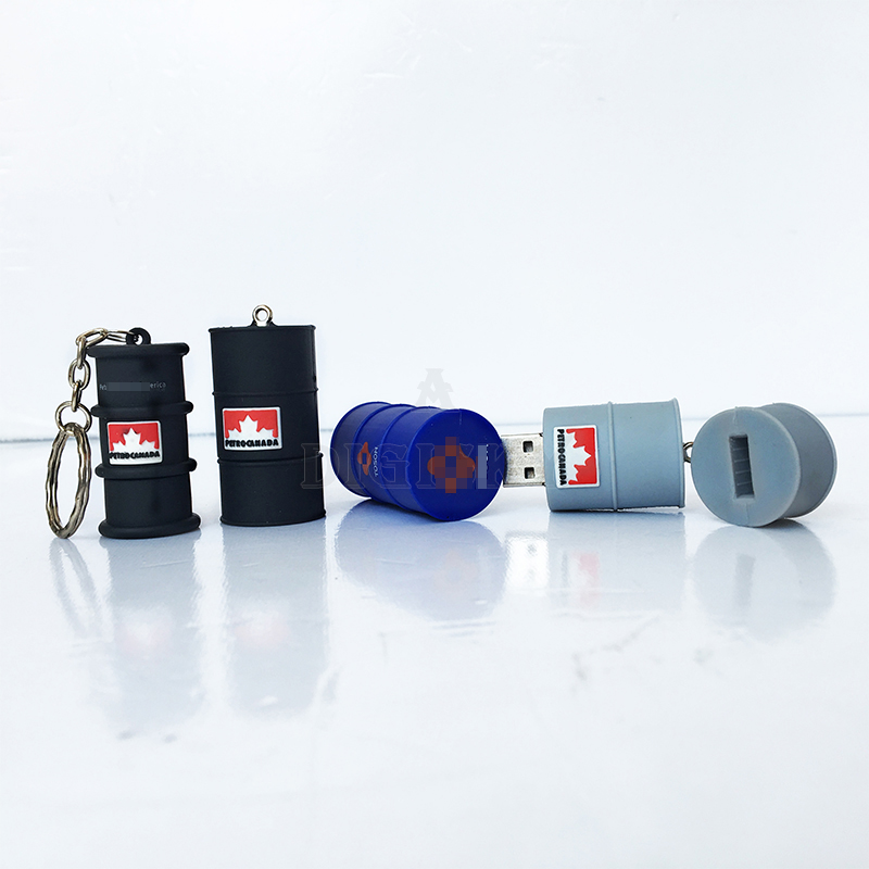 Unique business promotional gift oil barrel USB flash drive