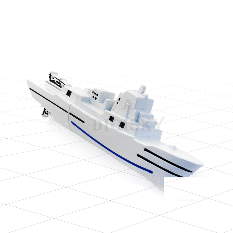 Customized 3D cruise ship USB Flash Drive 64 GB