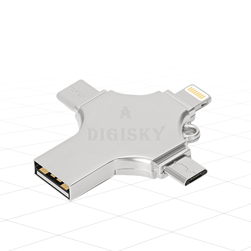 Android iPhone micro-USB 4 in 1 OTG USB flash drives