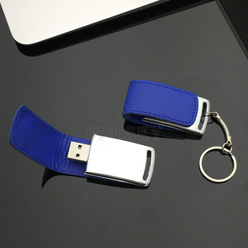 Folded leather case USB stick
