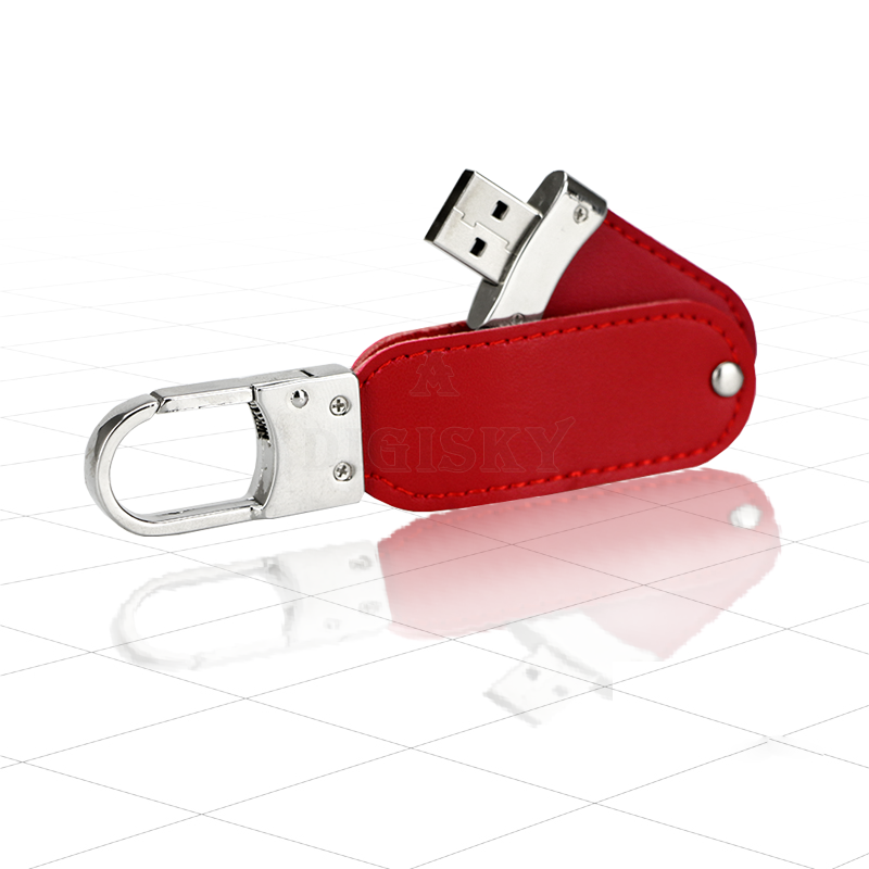  Dog tag popular leather case USB flash drive