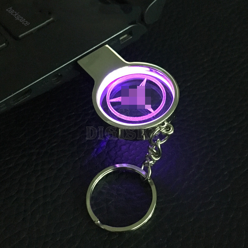 New keychain attached crystal USB flash drives