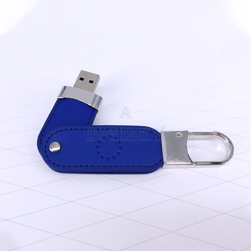  Dog tag popular leather case USB flash drive