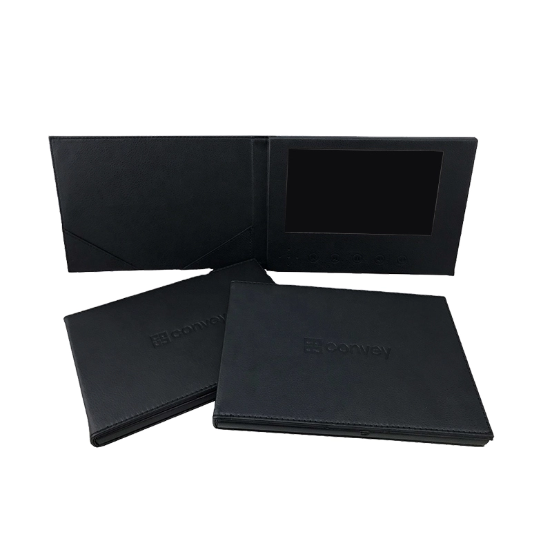 Luxury leather video brochures direct