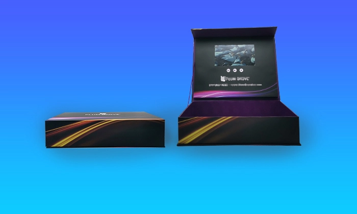 Custom video gift box.